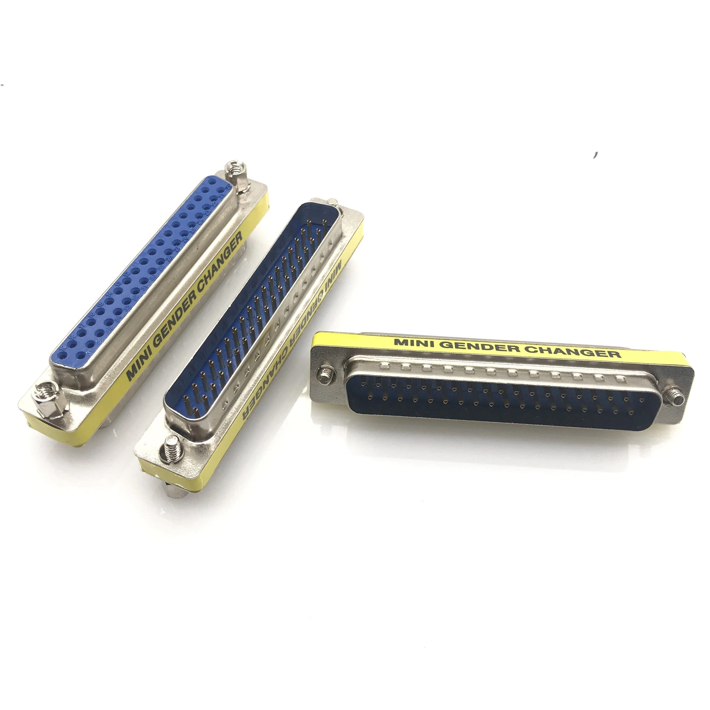 DB37 37pin MALE to male serial port CONNECTOR D-Sub COM CONNECTORS 37 pin 37p Mini Gender Changer Adapter