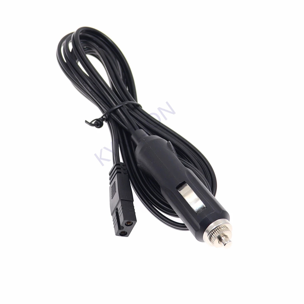 12V 24V DC Replacement Car Cooler Cool Box Mini Fridge 2 Pin Lead Cable Plug Wire Car Refrigerator Cigarette Lighter Power Cord