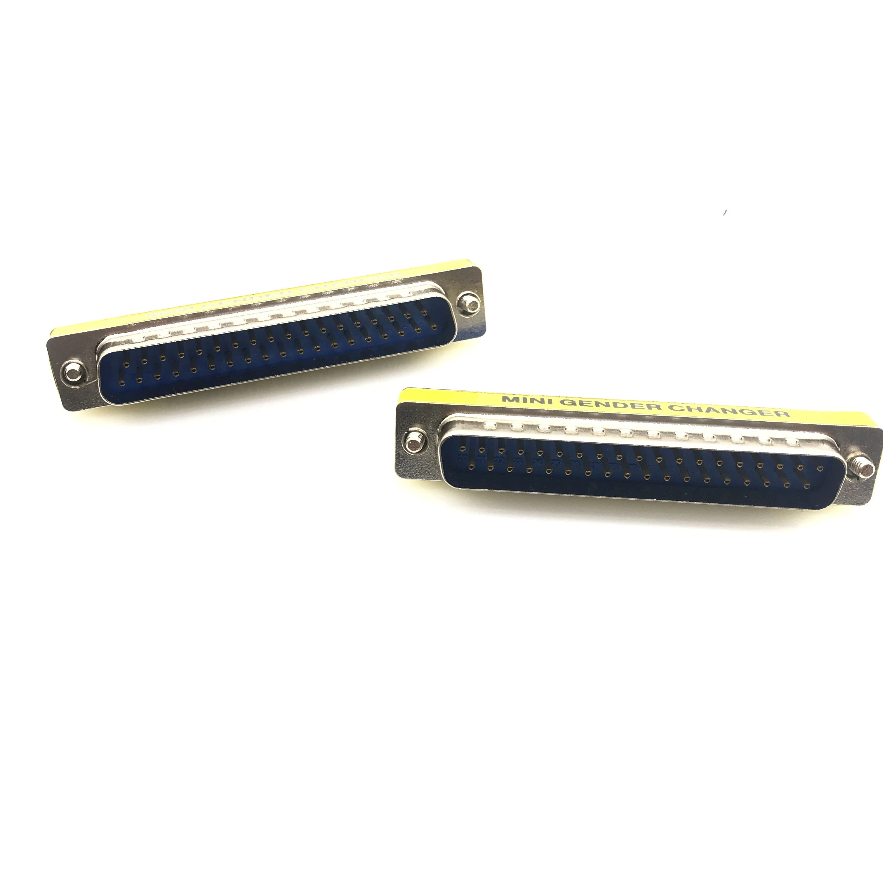 DB37 37pin MALE to male serial port CONNECTOR D-Sub COM CONNECTORS 37 pin 37p Mini Gender Changer Adapter