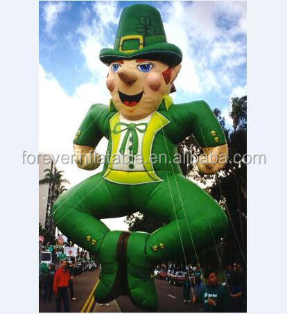 High quality inflatable helium leprechaun