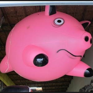 Hot selling inflatable advertising pig model