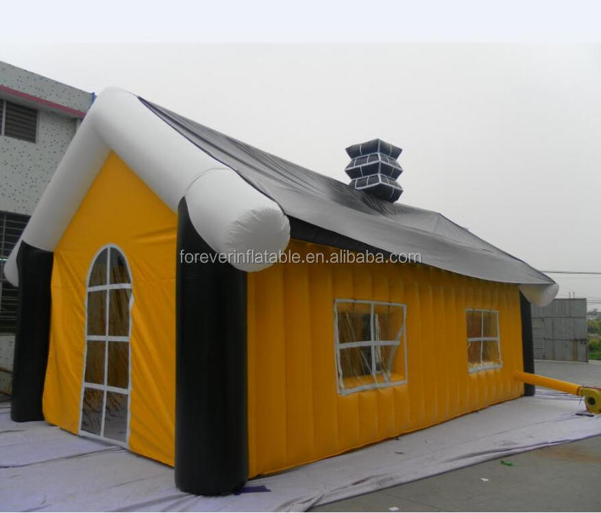 Factory outlet inflatable log cabin tent house tent