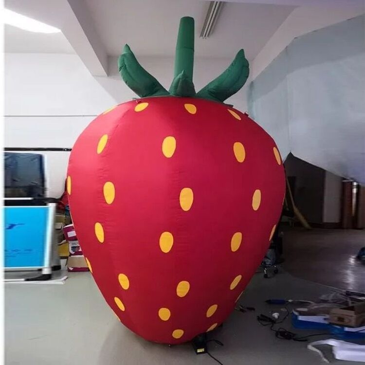 Advertising Fruit Customized Inflatable Promotion Strawberry Model For Sale