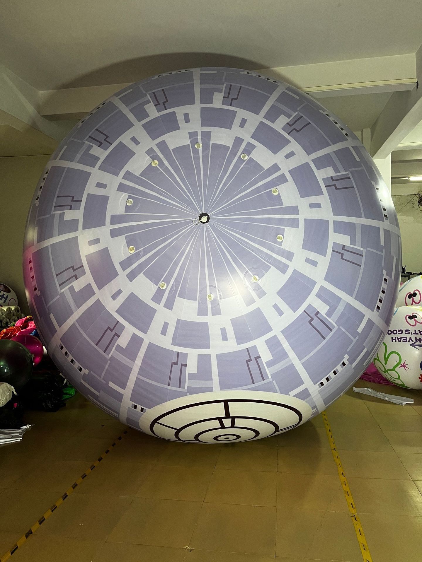 Advertising Inflatable Moon Model With Led Light Large Inflatable Moon Balloon