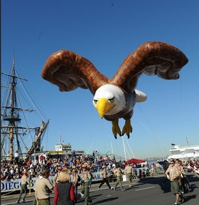 Factory outlet inflatable giant eagle model