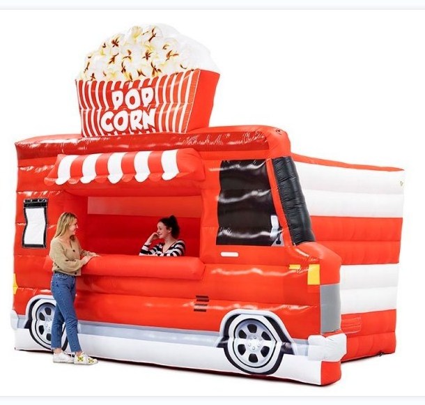 Popular inflatable food truck popcorn tent