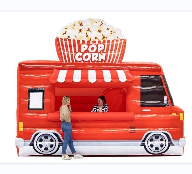 Popular inflatable food truck popcorn tent