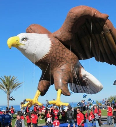 Factory outlet inflatable giant eagle model