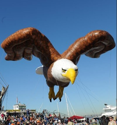 Factory outlet inflatable giant eagle model