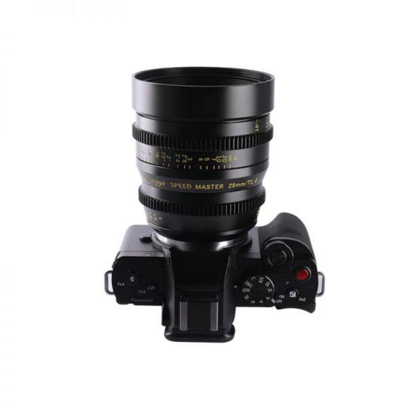 View images through the viewfinder or on screen with M4/3 cine lenses for sharper color contrast and clarity