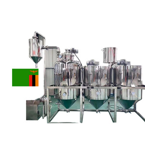 mini crude oil refinery plant cost sunflower oil refining machine edible oil processing line