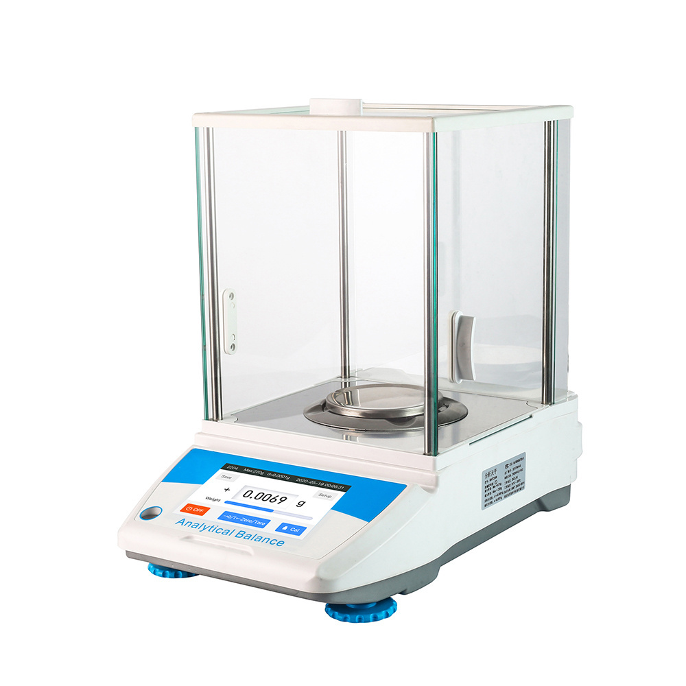 220g 0.1mg LCD Digital Precision Scale Analytical Balance 0.0001g Laboratory