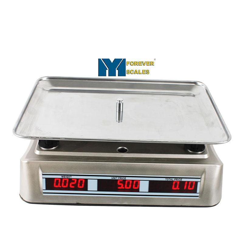 FOREVER SCALES Price Computing Scales Weigh Balance Electronics Counting Instrument Accurate 30kg Electric Weighing Scale