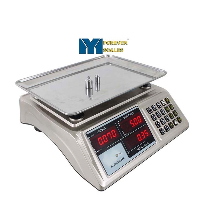 FOREVER SCALES Price Computing Scales Weigh Balance Electronics Counting Instrument Accurate 30kg Electric Weighing Scale