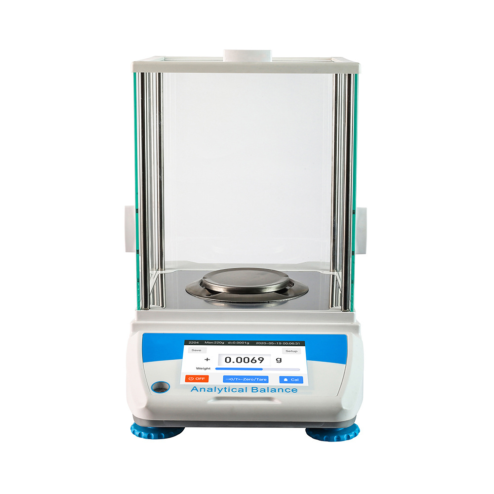 220g 0.1mg LCD Digital Precision Scale Analytical Balance 0.0001g Laboratory