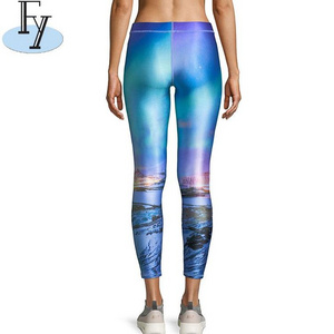 Digital Printed Slim Skinny Camel Toe Leggings