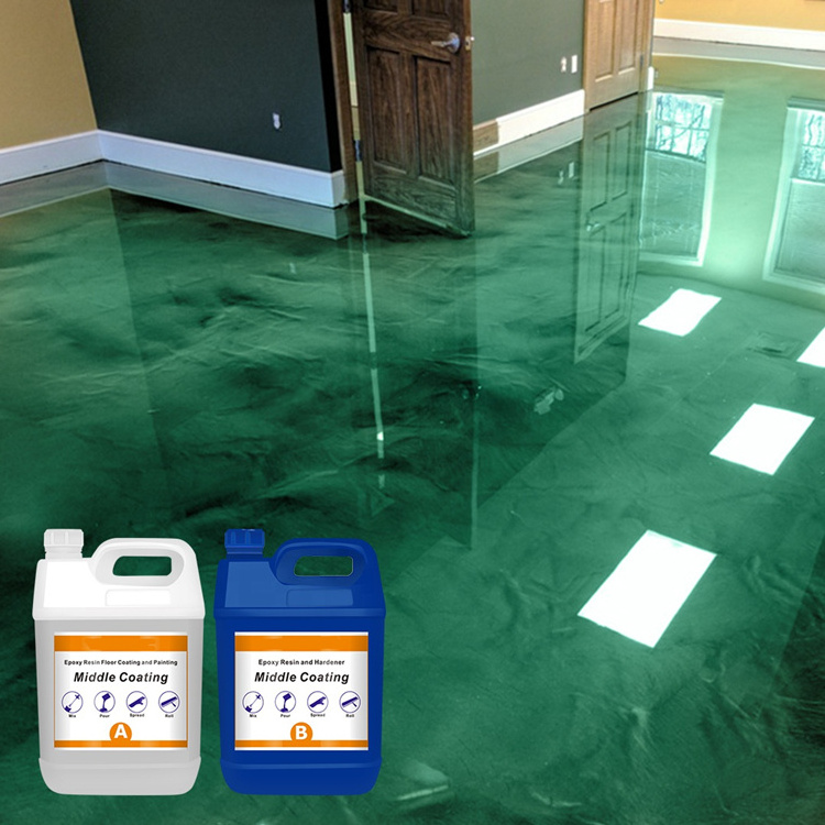 NO VOCs Resina Epoxi 1:1 Cristal Clear Epoxy Resin And Hardener for Industrial Floor