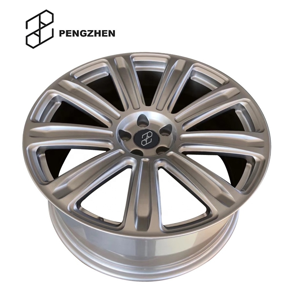 Pengzhen 19 20 21 22 inch Forged Alloy Wheels Car Rims Mmulti Spoke Silver Color 5x120 for Land Rover