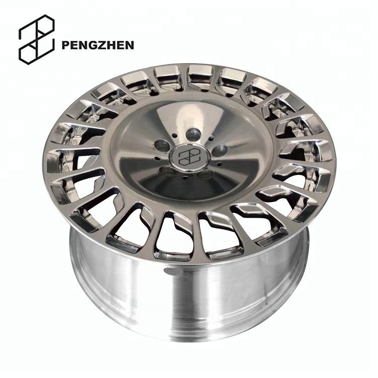 Pengzhen 20 21 inch PCD 5X112  High Performance Full Polishing Forged Alloy Wheel Rims for Mercedes-Benz