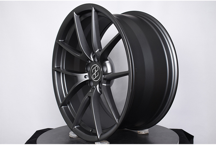 Pengzhen Gunmetal Grey 5 Spoke Car Monoblock Alloy Wheel Rims 20