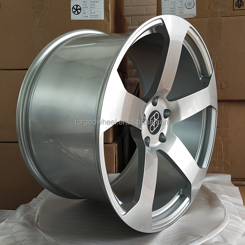 Pengzhen Passenger Car Rims Alloy Five Spokes Star Wheels 22 inch Rims oem Customized for Porsche Cayenne