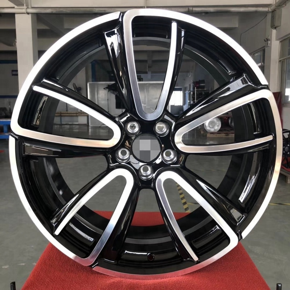 Pengzhen satin black and sliver machined lip 19 20 21 inch 5x112 forged alloy wheels rims for Bentley