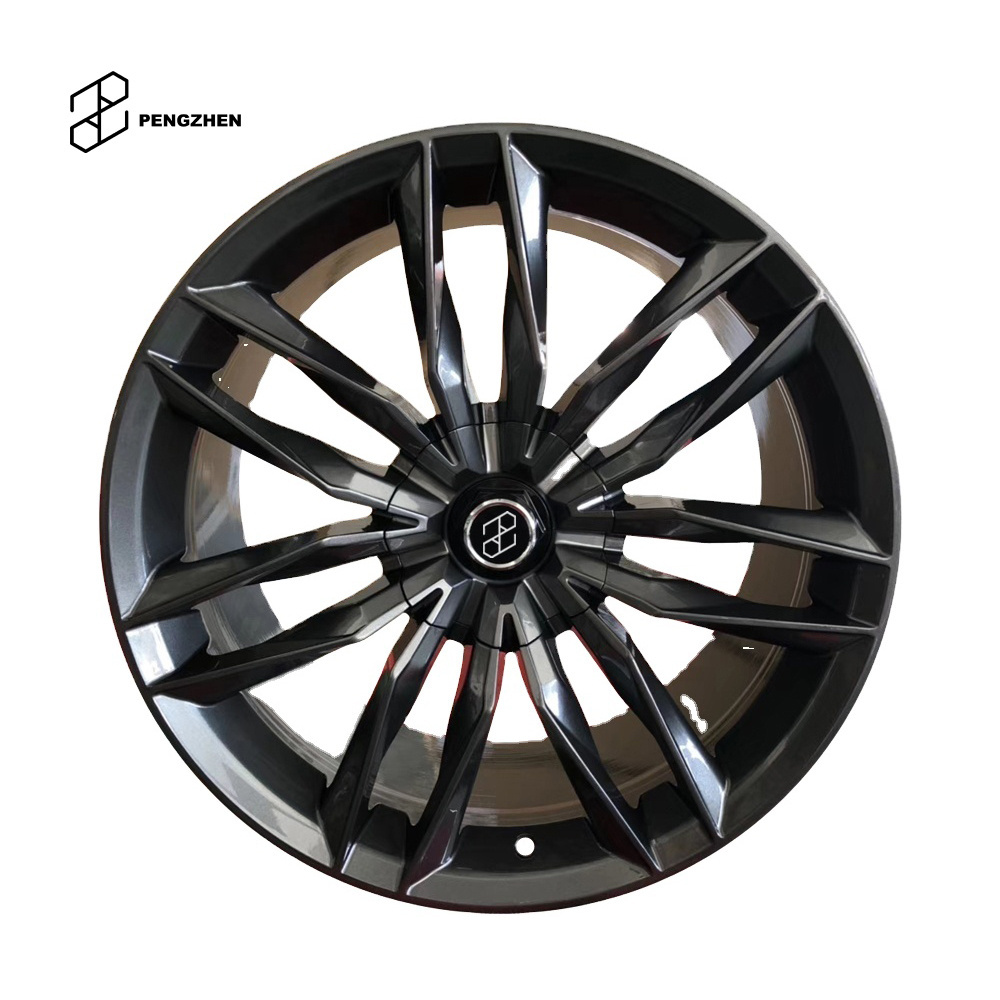 PENGZHEN wholesale custom gun mental gray 5x112 17 18 19 20 21 22 inch rims wheels for Audi sq5 sq7 a7