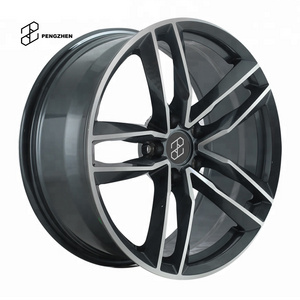 Pengzhen 21 inch 5x112 5 Star Double Spoke Rim 20" Monoblock Forged Alloy Wheels for Audi Rs6