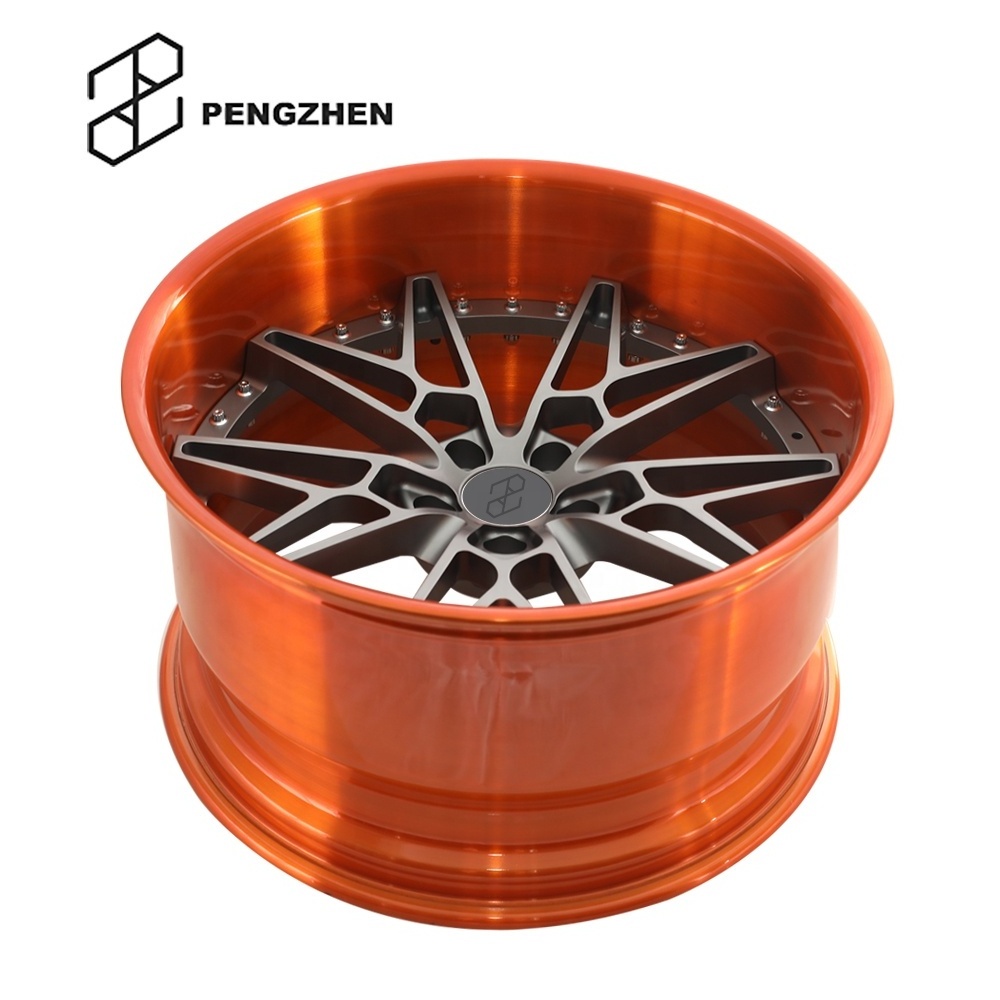 Pengzhen New Arrival Forged Wheels Gold Forged Wheels Rims 19 Inch Aluminum Alloy Wheel Rim For BMW m4