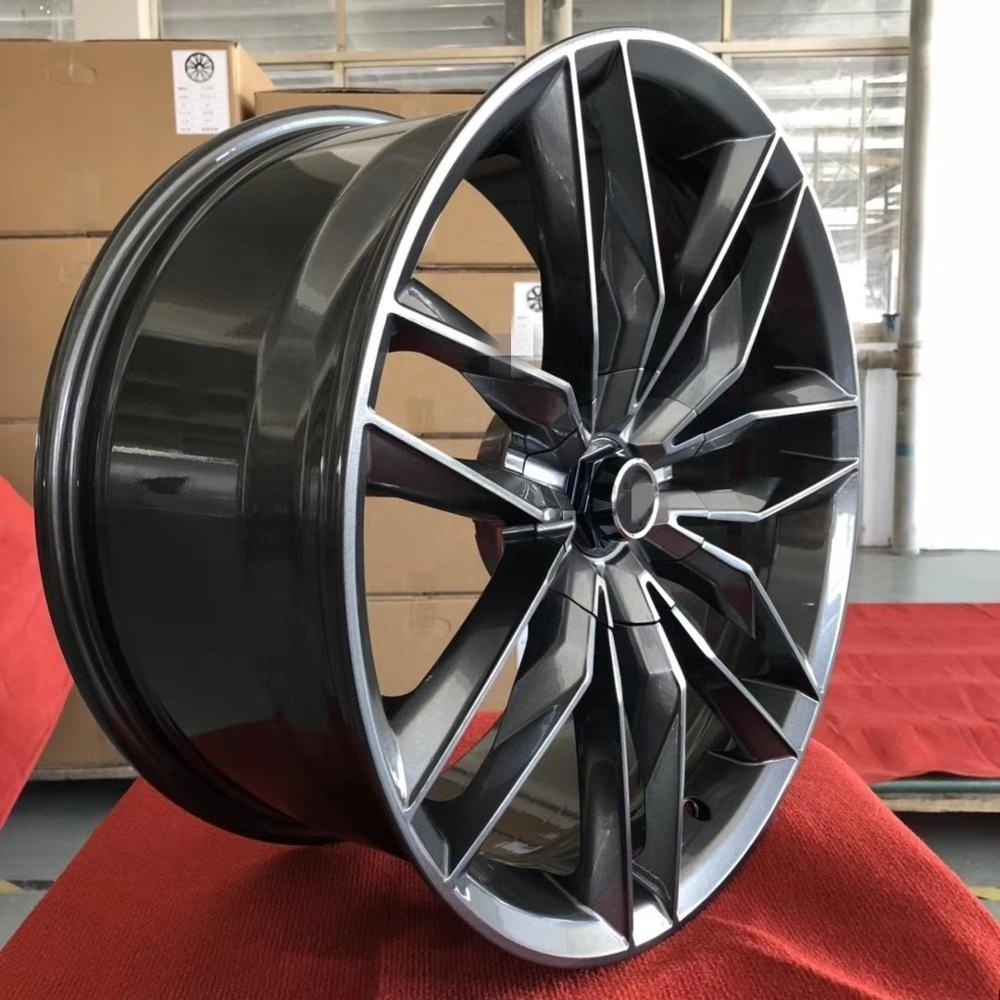 PENGZHEN wholesale custom gun mental gray 5x112 17 18 19 20 21 22 inch rims wheels for Audi sq5 sq7 a7