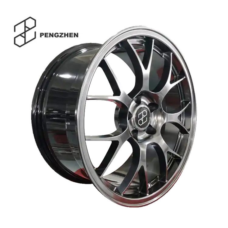 Pengzhen Hyper Black Monoblock 18 20 22 inch 5 Holes 7 Spoke Forged Alloy Aluminum Rims For BMW e60 Mercedes