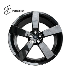 Pengzhen 20 21 22 Inch 5x120 Aluminium Alloy Auto Car Wheels Black Powder Coating Rims For Land Rover Defender