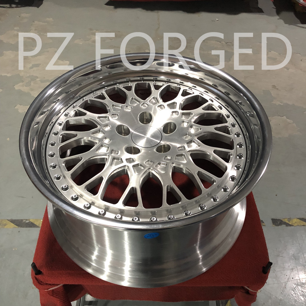 PENGZHEN Big Lip Surface Polished Wheel 18 Inch 19 Inch 20 21 22 Inch Forged Passenger Car Wheels For Modify Cars