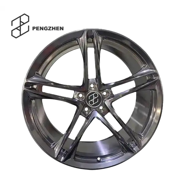 Pengzhen Customized Hot Sale 5 Spoke 19inch Pcd 5x120 Light Weight Forged Passenger Car Rim Wheels For BMW