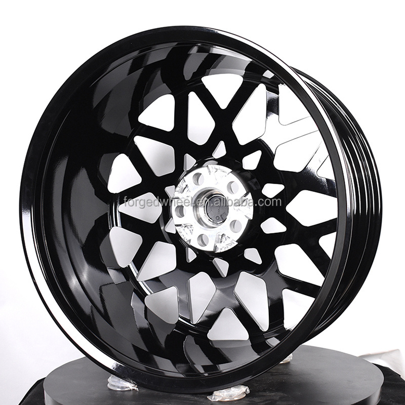 Pengzhen 20 inches Multi Spoke Lip Gloss Flower Black Alloy Staggered-Wheels 5x120 Car Rims for Land Rover Defender 2020