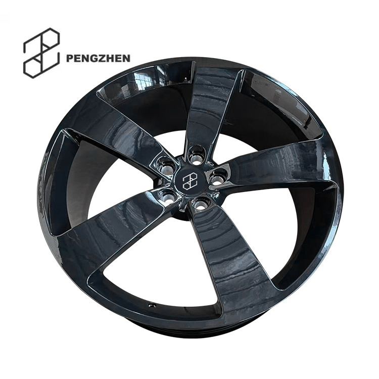 Pengzhen 20 21 22 Inch 5x120 Aluminium Alloy Auto Car Wheels Black Powder Coating Rims For Land Rover Defender