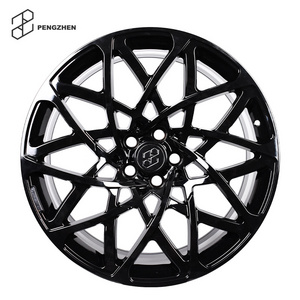 Pengzhen 20 inches Multi Spoke Lip Gloss Flower Black Alloy Staggered-Wheels 5x120 Car Rims for Land Rover Defender 2020