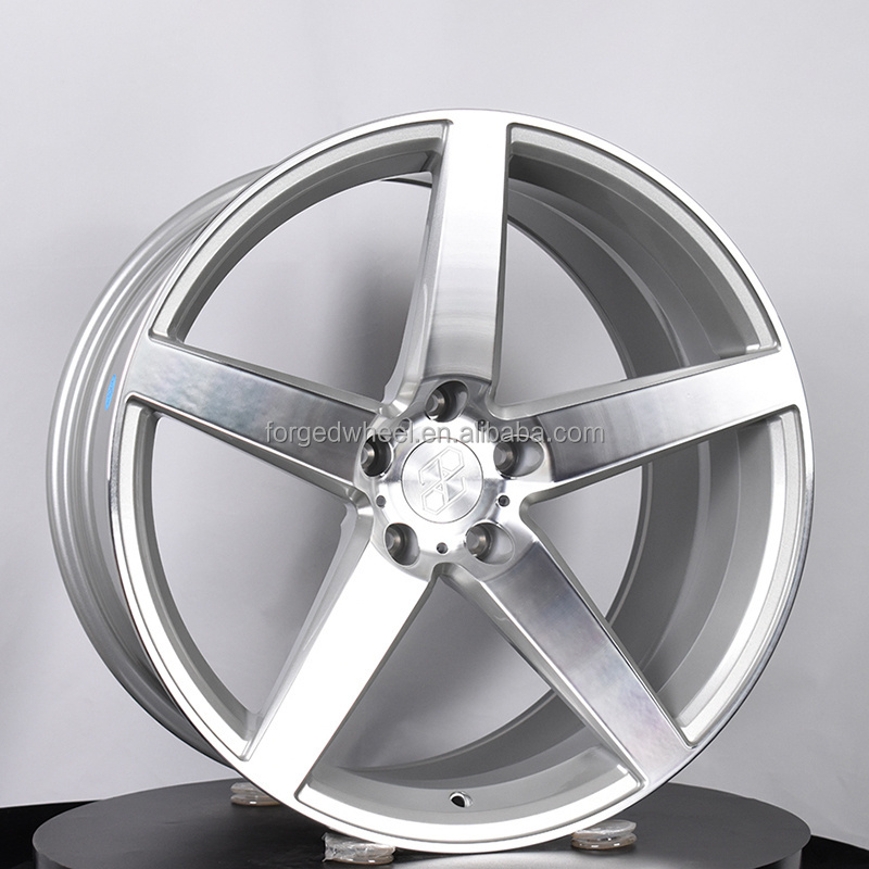 Pengzhen Diamond Five Spoke Cutting 5x120 20 inch 5 Star Spoke Forged Alloy Passenger Car Wheels for BMW X5