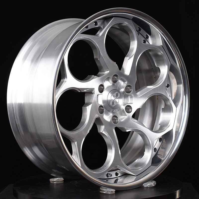 Pengzhen 22x10 6x139.7 Polishing And Center Brushed Forged 2 Piece Wheel Rim For LEXUS GX 460 SUV 2016