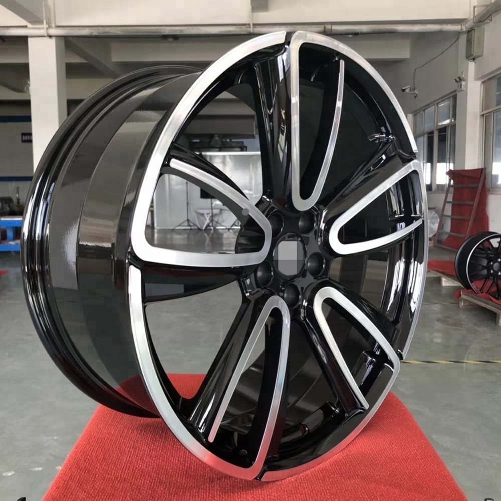 Pengzhen satin black and sliver machined lip 19 20 21 inch 5x112 forged alloy wheels rims for Bentley