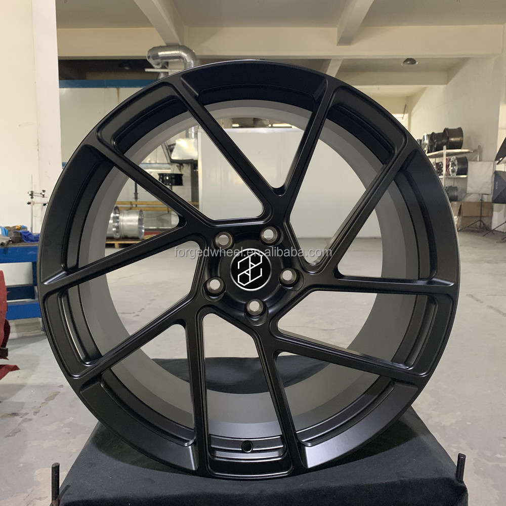 Pengzhen  Good Design 18 inch Rims Staggered Five y Matte Black Spoke Wheel R20 5x114.3 for Tesla Model 3