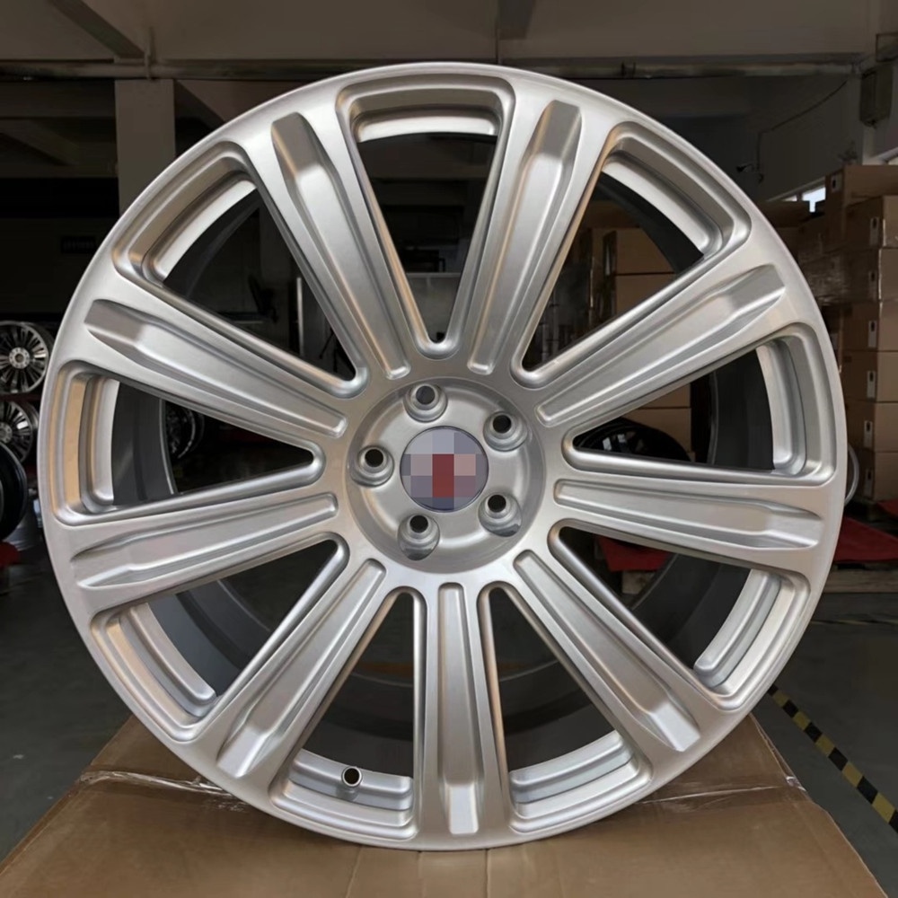 Pengzhen 19 20 21 22 inch Forged Alloy Wheels Car Rims Mmulti Spoke Silver Color 5x120 for Land Rover