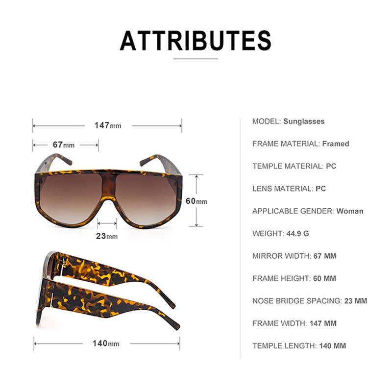 Custom Logo Designer Wholesale Oversized Sunglasses 2023 Fashionable China Brand Promotional Sunglasses For Men Women