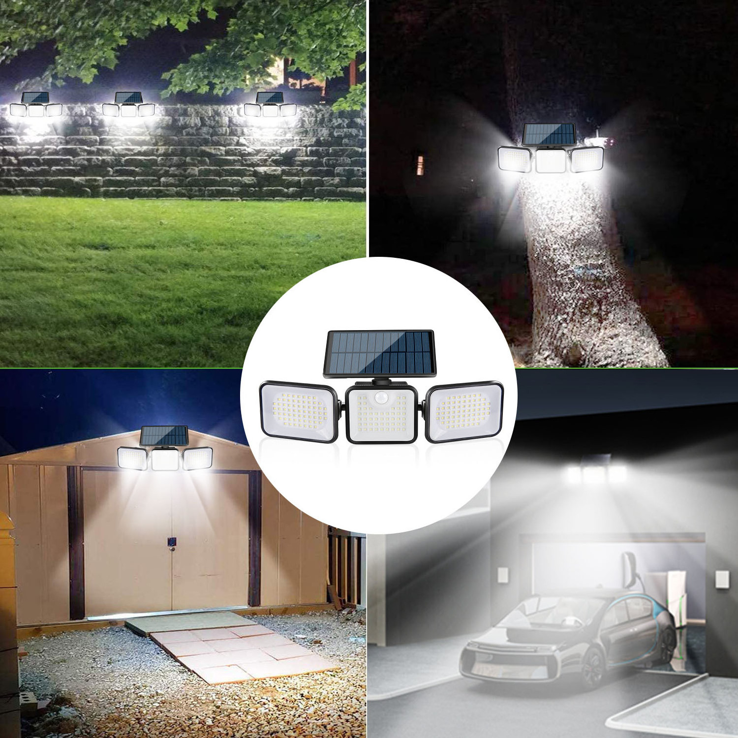 hot sale factory waterproof solar lights outdoor motion sensor led solar  wall light for courtyard outdoor lighting