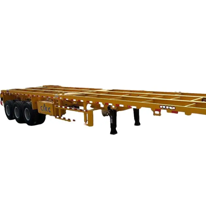 Used Three-Axle Commercial Truck Trailer Container Pulling with 40-50 Ton Load Capacity