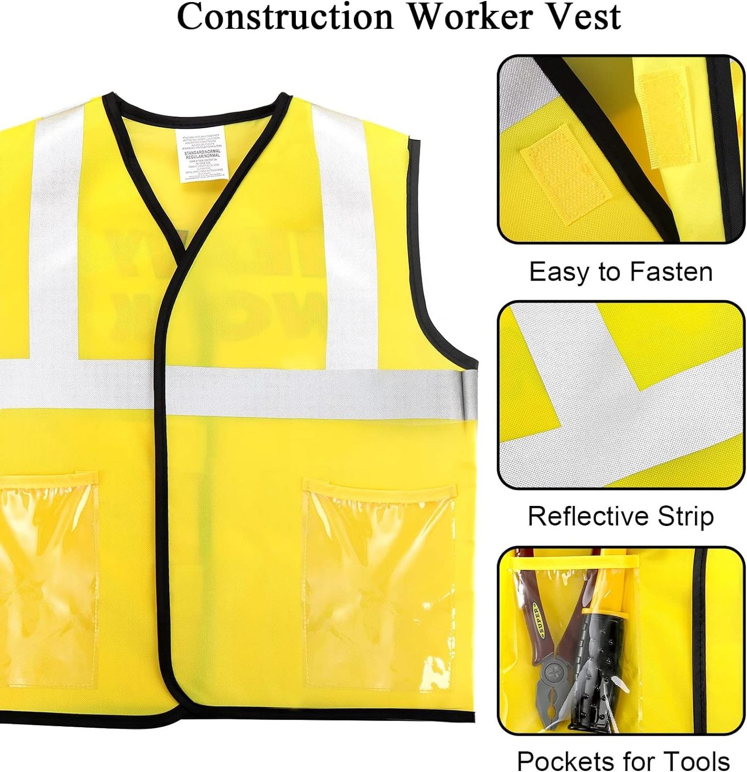 Construction worker children role play costume with mechanical tools set Pretend play kids play tool set