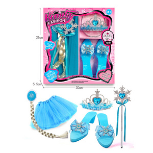 Fairy Princess dress up toy set Children fashion accessories Fancy girl fashion design beauty play set toys for dress up game