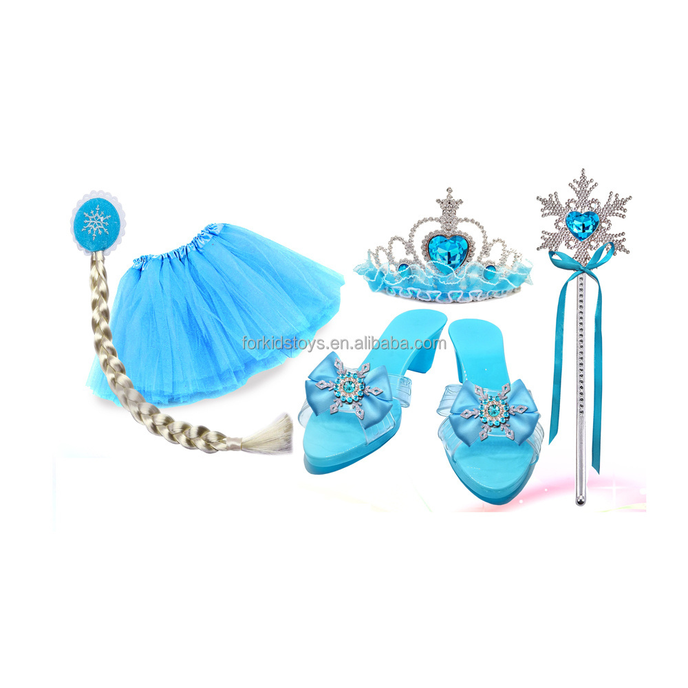 Fairy Princess dress up toy set Children fashion accessories Fancy girl fashion design beauty play set toys for dress up game