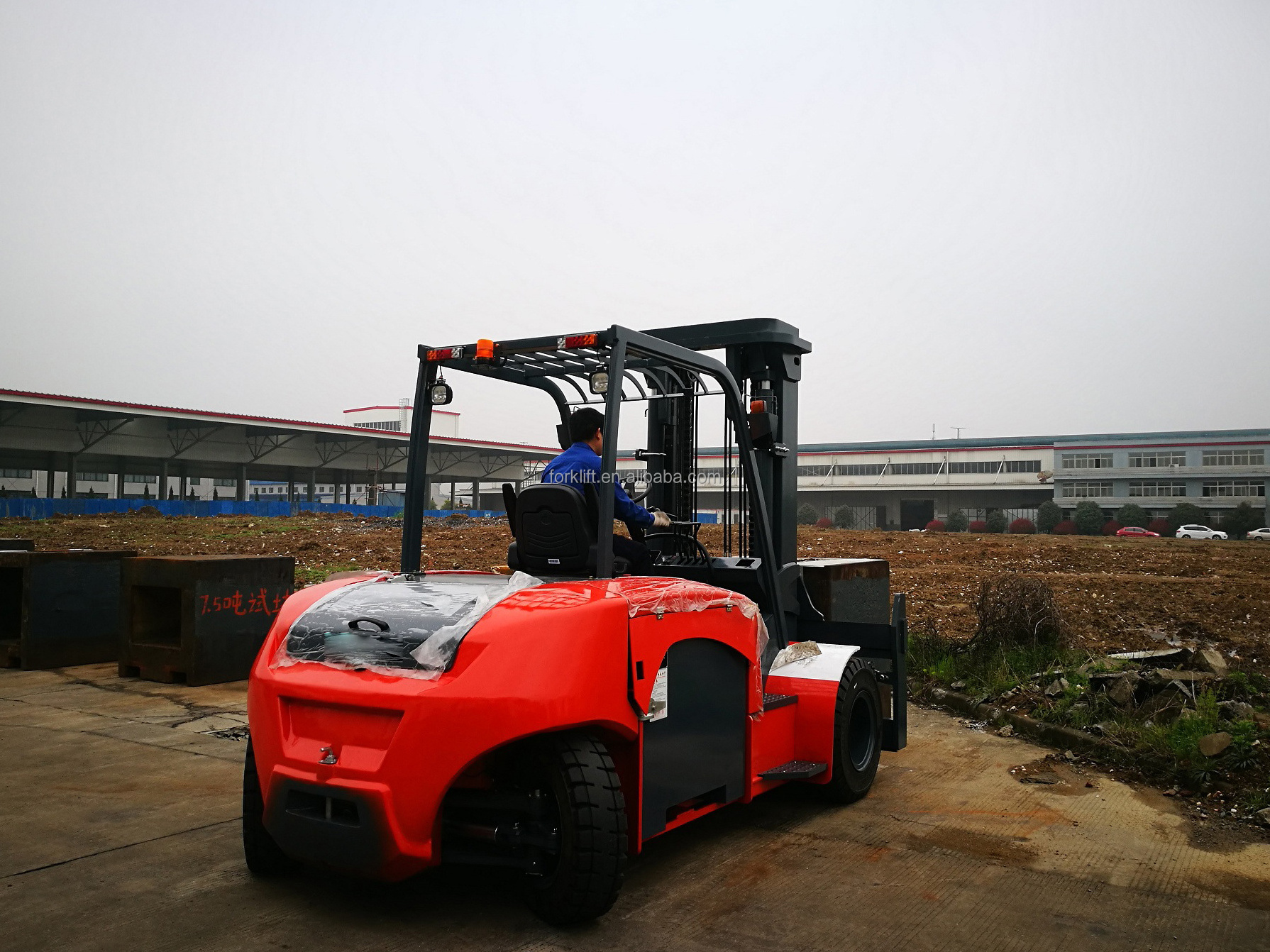 Excellent performance high quality HELI K series large size Forklift with electric engine 10 ton CPD100 in stock