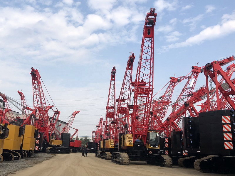 Lifiing Machinery  75 ton Crawler Crane SCC750A-6 75t with Cheap Price